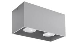 Plafon QUAD MAXI Szary SL.0382 SOLLUX-57700