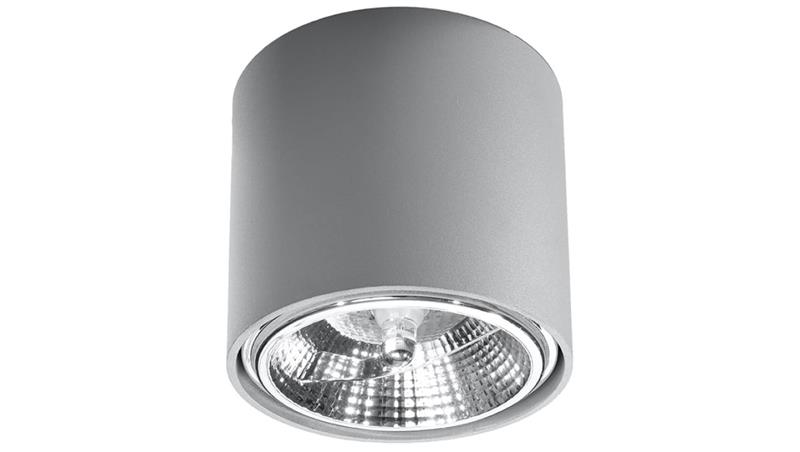 Plafon TIUBE szary SL.0696 SOLLUX-57782