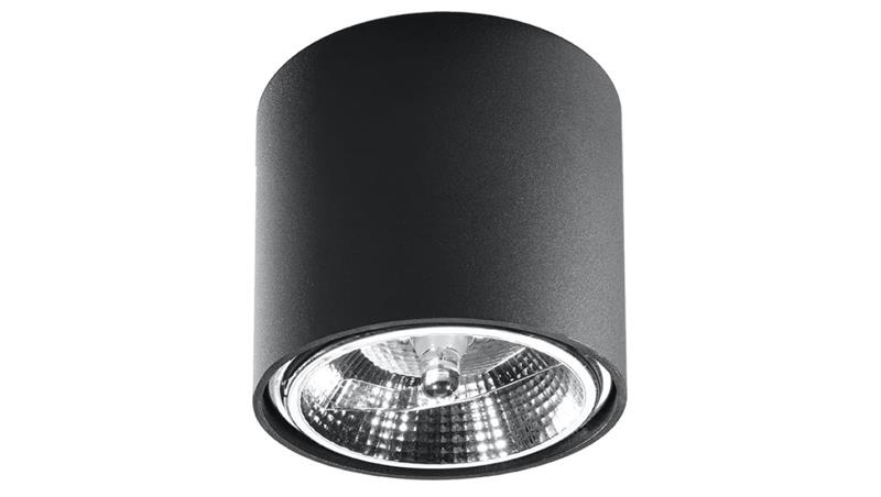 Plafon TIUBE czarny SL.0697 SOLLUX-57656