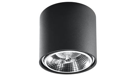Plafon TIUBE czarny SL.0697 SOLLUX-57656