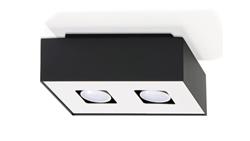 Plafon MONO 2 Czarny SL.0071 SOLLUX-57735