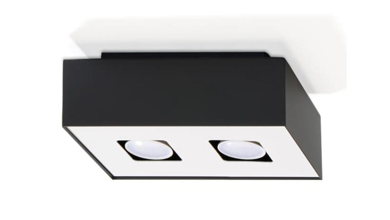 Plafon MONO 2 Czarny SL.0071 SOLLUX-57735