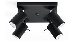 Plafon RING 4 Czarny SL.0094 SOLLUX-57760
