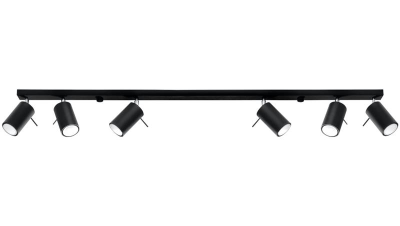 Plafon RING 6L Czarny SL.0334 SOLLUX-57726 Plafon RING 6L Czarny SL.0334 SOLLUX-57726