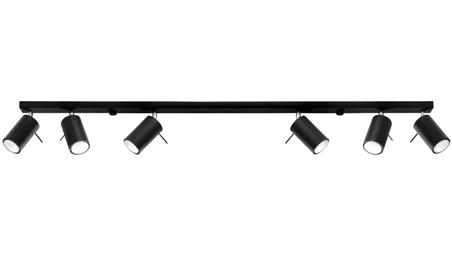 Plafon RING 6L Czarny SL.0334 SOLLUX-57726
