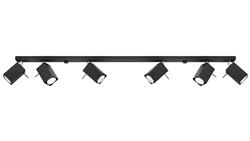 Plafon MERIDA 6L Czarny SL.0460 SOLLUX-57713