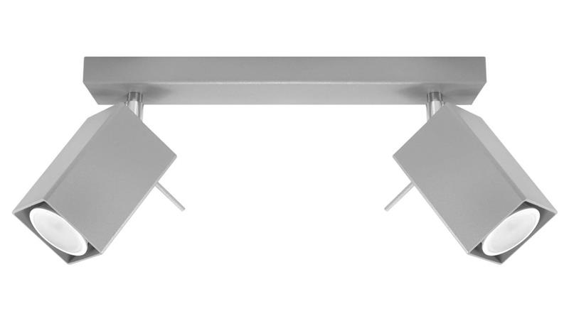 Plafon MERIDA 2 Szary SL.0456 SOLLUX-57725