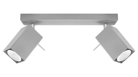 Plafon MERIDA 2 Szary SL.0456 SOLLUX-57725