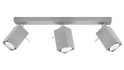 Plafon MERIDA 3 Szary SL.0457 SOLLUX-57633