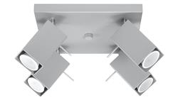 Plafon MERIDA 4 Szary SL.0458 SOLLUX-57737