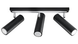 Plafon DIREZIONE 3 Czarny SL.0501 SOLLUX-57775