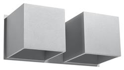 Kinkiet QUAD 2 szary SL.0658 SOLLUX-59596
