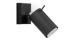 Kinkiet RING Czarny SL.0091 SOLLUX-59636