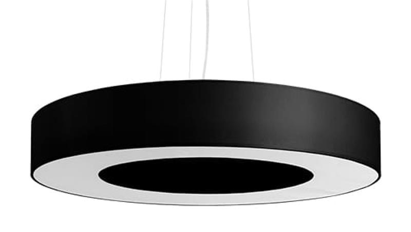 Żyrandol SATURNO SLIM 50 czarny SL.0750 SOLLUX-60644
