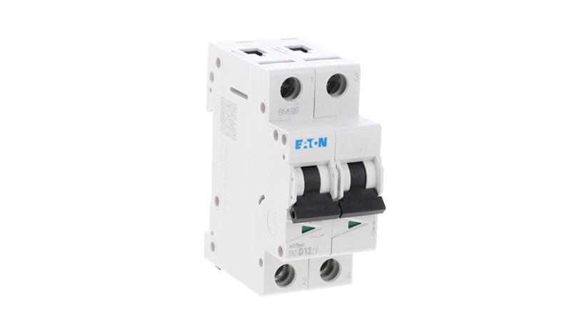 Wyłącznik nadprądowy 2P D 12A 15kA AC FAZ-D12/2 278780-18095