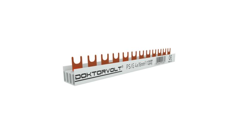 Szyna łączeniowa grzebieniowa PS/G 4-fazowa 12-modułowa 16mm2 DV 2831-26569 Szyna łączeniowa grzebieniowa PS/G 4-fazowa 12-modułowa 16mm2 DV 2831-26569