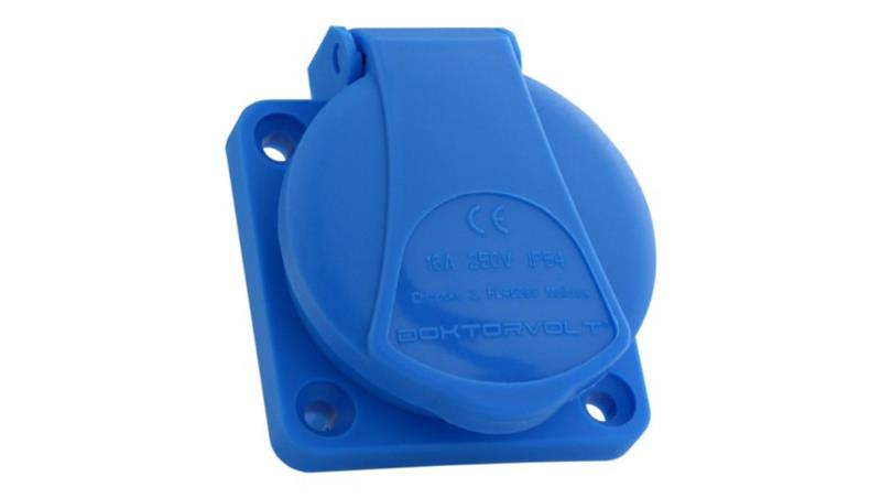 Gniazdo tablicowe 230V 16A IP54 system francuski Doktorvolt 9955-31882 Gniazdo tablicowe 230V 16A IP54 system francuski Doktorvolt 9955-31882
