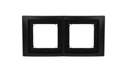 Simon Basic Ramka 2- krotna IP44 czarny mat BMRC2B/49-36623