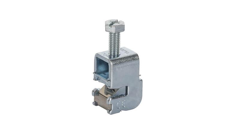 Zacisk dla szyny 10 mm / 16-70 mm2, ZS 70 S-10 metaliczny 84395000-68730 Zacisk dla szyny 10 mm / 16-70 mm2, ZS 70 S-10 metaliczny 84395000-68730