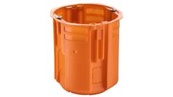 Puszka podtynkowa 60 mm supergłęboka 80 mm łączona za pomocą łącznika ZV60GFw pomarańczowa 33335008-75550