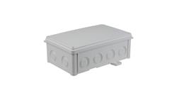 Puszka naścienna 188x118X68 mm, bezhalogenowa, samogasnąca, odporna na UV, IP67, UL94 V0, N110x180S szara 35270202-74783