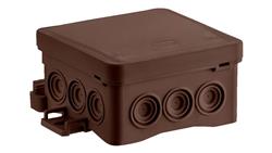 Puszka naścienna 85x40x85mm z dławnicą zintegrowaną samozatrzaskowa bezhalogenowa odporna na UV 35346115-74802