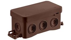 Puszka naścienna 45x40x85mm z dławnicą zintegrowaną samozatrzaskowa bezhalogenowa odporna na UV 35357115-74791