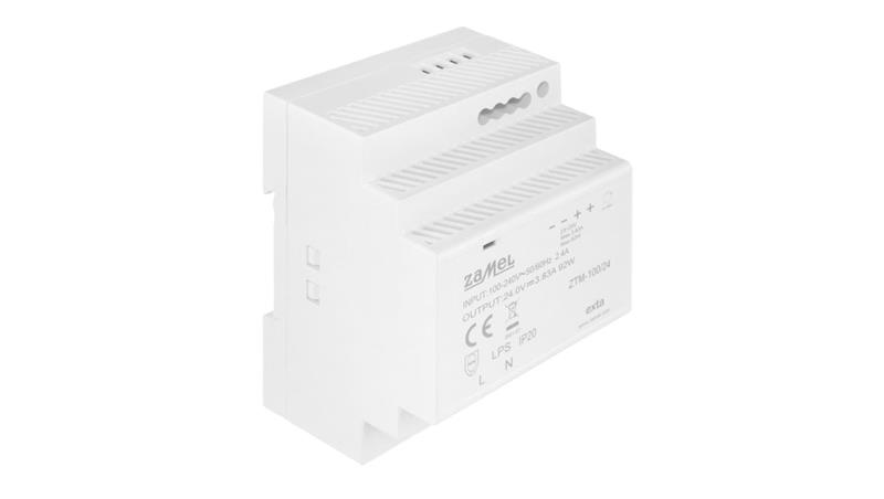 Zasilacz impulsowy montowany na szynie TH-35 (DIN) 100W 24V DC typ: ZTM-100/24 EXT10000286-9279