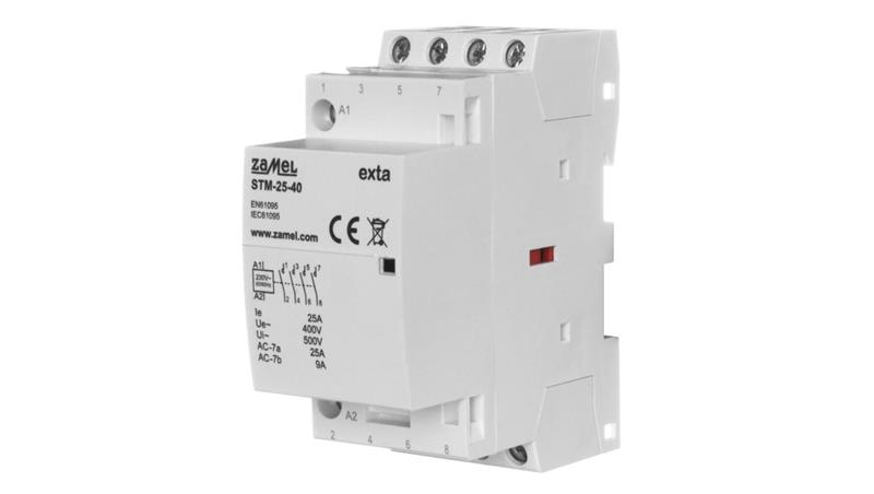 Stycznik modułowy instalacyjny 25A 4Z 230V AC, typ: STM-25-40 EXT10000295-24868