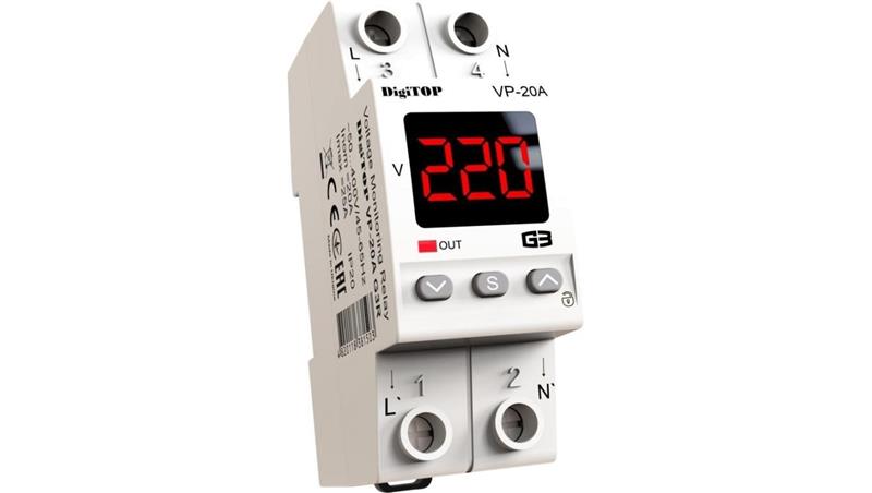 Przekaźnik napięciowy DigiTOP VP-20A G3R-1767