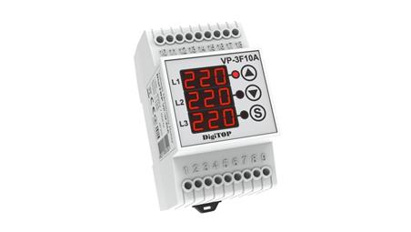 Przekaźnik napięciowy trójfazowy DigiTOP VP-3F10A-1747