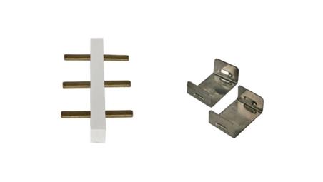 Łącznik do modularnych gniazd elektrycznych PZ016 i PZ017 (45x45) ALANTEC PZ018-43606