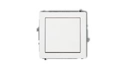DECO Mechanizm łącznika schodowego (jeden klawisz bez piktogramu), biały mat 25DWP-3.1-39982
