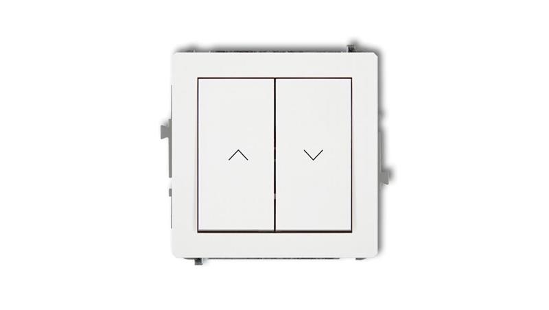 DECO Mechanizm łącznika żaluzjowego z podtrzymaniem, biały mat 25DWP-88-35990