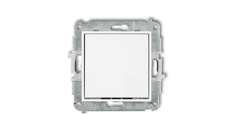MINI Mechanizm łącznika zwiernego, jednobiegunowego (jeden klawisz, bez piktogramu) biały mat 25MWP-4.1-30795