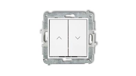 MINI Mechanizm łącznika zwierny żaluzjowego biały mat 25MWP-8-35821