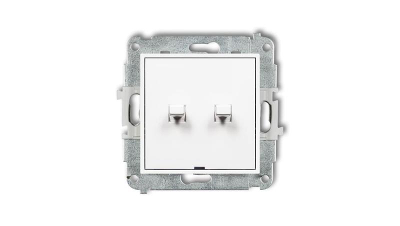 MINI Mechanizm łącznika świecznikowego w stylu amerykańskim biały mat 25MWPUS-2-33322 MINI Mechanizm łącznika świecznikowego w stylu amerykańskim biały mat 25MWPUS-2-33322