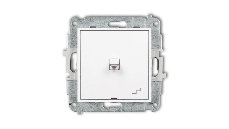 MINI Mechanizm łącznika schodowego w stylu amerykańskim biały mat 25MWPUS-3-40058