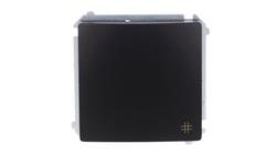 Simon Basic Łącznik krzyżowy (moduł) 10AX, 250V, zaciski śrubowe czarny BMW7.01/49-40894
