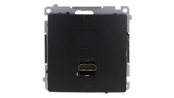 Simon Basic Gniazdo HDMI pojedyncze (moduł) czarny BMGHDMI.01/49-43315