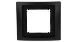 Simon Basic Ramka 1-krotna Neos do wersji bryzgoszczelnej IP44 z uszczelką czarny BMRC1B/49-36571