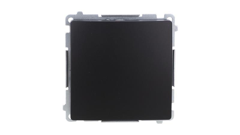 Simon Basic Łącznik jednobiegunowy (moduł) 16AX, 250V, zaciski śrubowe czarny BMW1A.01/49-30710