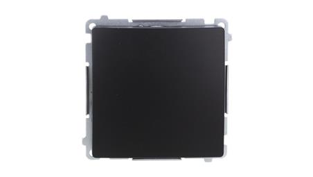 Simon Basic Łącznik jednobiegunowy (moduł) 16AX, 250V, zaciski śrubowe czarny BMW1A.01/49-30710