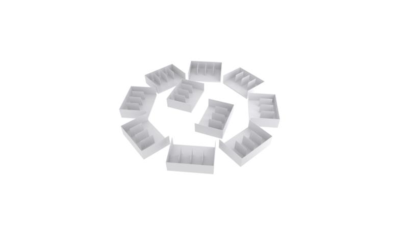 Zaślepka do szyn łączeniowych Z-16/4F 10 sztuk 2261-26728 Zaślepka do szyn łączeniowych Z-16/4F 10 sztuk 2261-26728