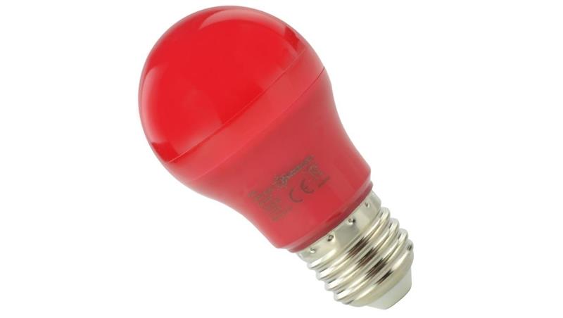 Żarówka LED E27 230V 4.9W GLS czerwona-47988 Żarówka LED E27 230V 4.9W GLS czerwona-47988