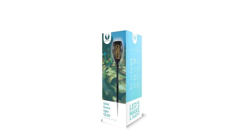 Lampa ogrodowa pochodnia 12LED 300mAh Ni-Mh solarna IP65 RTV100010-54755 Lampa ogrodowa pochodnia 12LED 300mAh Ni-Mh solarna IP65 RTV100010-54755