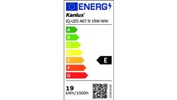 Żarówka LED E27 IQ-LED A67 N 19W-WW 2452lm 2700K barwa ciepła 3 lata Gwarancji 33746-48076
