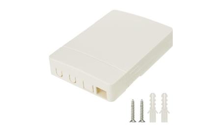 Gniazdo abonenckie światłowodowe FO FTTH na 2 adaptery SC simplex z tacką-35340