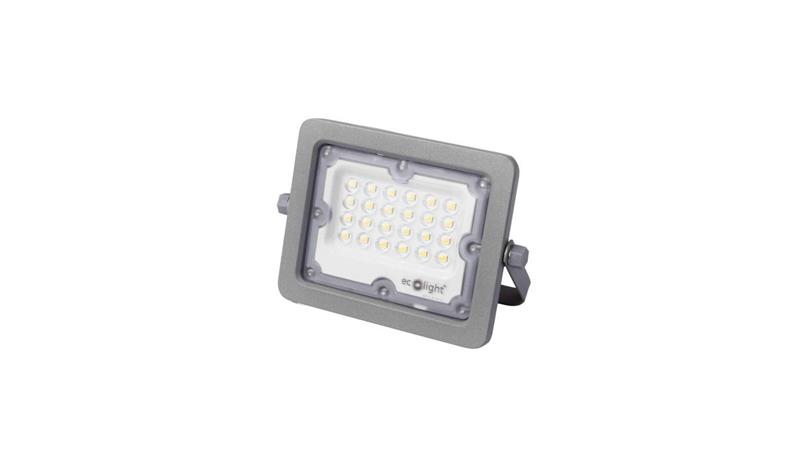 Naświetlacz LED PREMIUM 20W 2000LM AC220-240V IP65 kąt świecenia 90 stopni zimna biała 6500K szary-52716