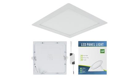 Plafon kwadrat podtynkowy LED 18W 4500K 1350LM neutralny-47223